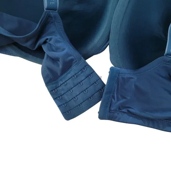 Cacique Size 46DD So Light Lightly Lined T-Shirt Bra Poseidon Teal Blue Wired - Picture 9 of 15